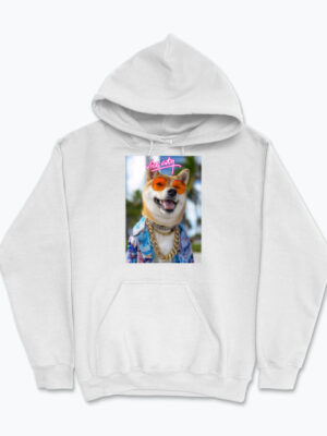 Bluza z kapturem Vice City Shiba Inu