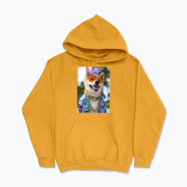 Bluza z kapturem Vice City Shiba Inu - obrazek 6