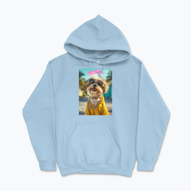 Bluza z kapturem Vice City Shihtzu - obrazek 3