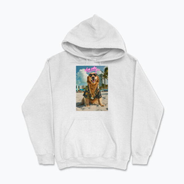 Bluza z kapturem Vice City Golden Retriever - obrazek 3