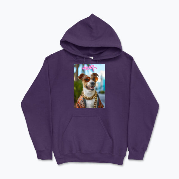Bluza z kapturem Vice City Jack Russel Terrier - obrazek 6