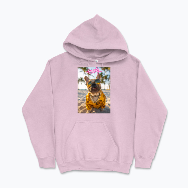 Bluza z kapturem Vice City Buldog Francuski - obrazek 5