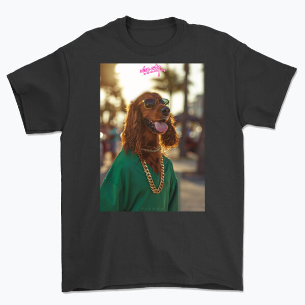 Koszulka Vice City Seter Irlandzki - obrazek 2