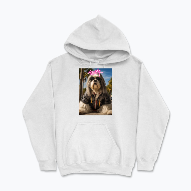 Bluza z kapturem Vice City Polski Owczarek Nizinny - obrazek 3