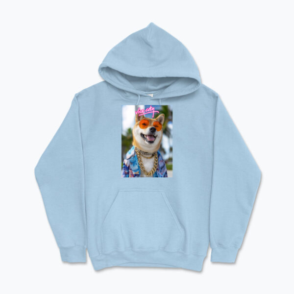 Bluza z kapturem Vice City Shiba Inu - obrazek 3