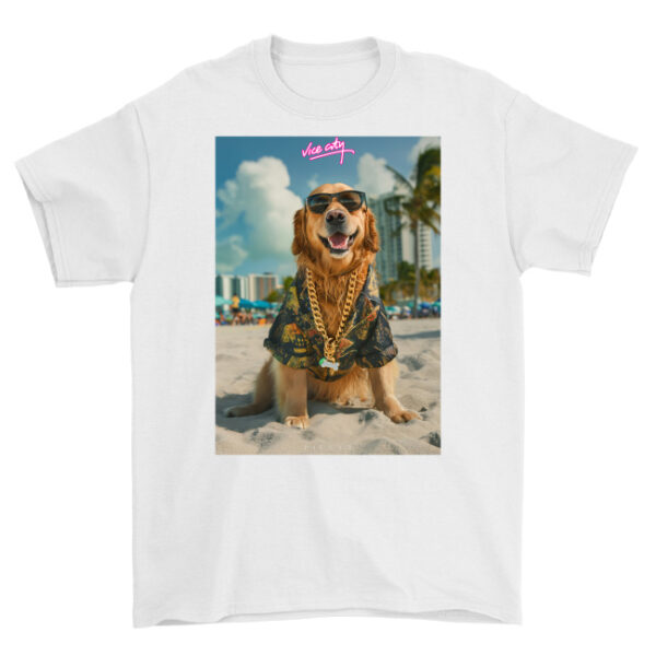 Koszulka Vice City Golden Retriever - obrazek 3