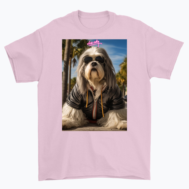 Koszulka Vice City Polski Owczarek Nizinny - obrazek 6