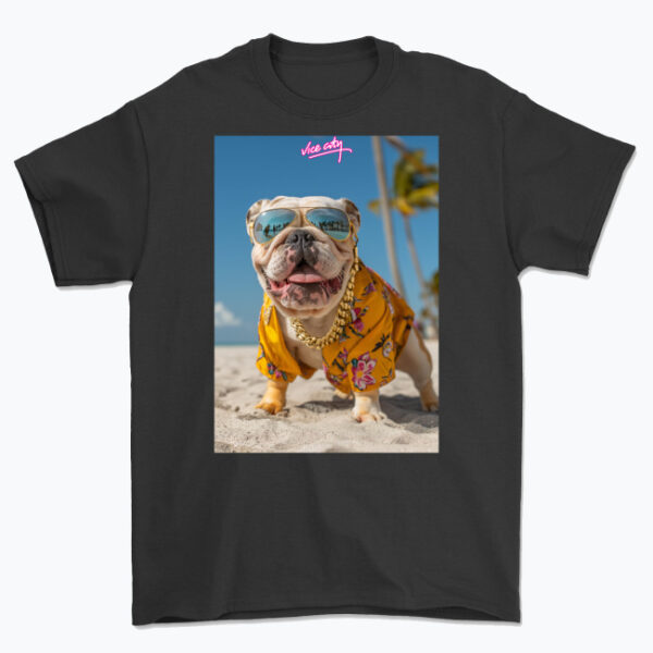 Koszulka Vice City Buldog Angielski - obrazek 2