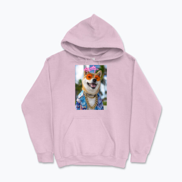 Bluza z kapturem Vice City Shiba Inu - obrazek 4