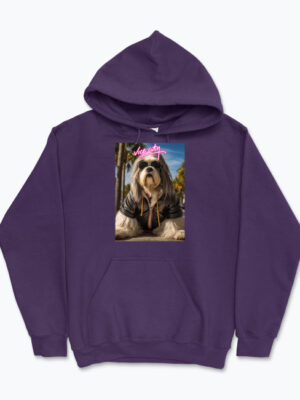 Bluza z kapturem Vice City Polski Owczarek Nizinny