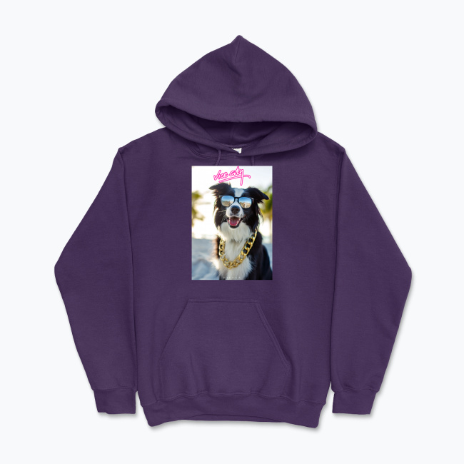 Bluza z kapturem Vice City Border Collie - obrazek 5
