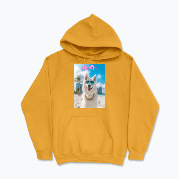 Bluza z kapturem Vice City Biały Owczarek Szwajcarski - obrazek 7