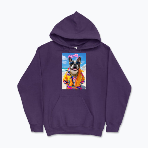 Bluza z kapturem Vice City Boston Terier - obrazek 5
