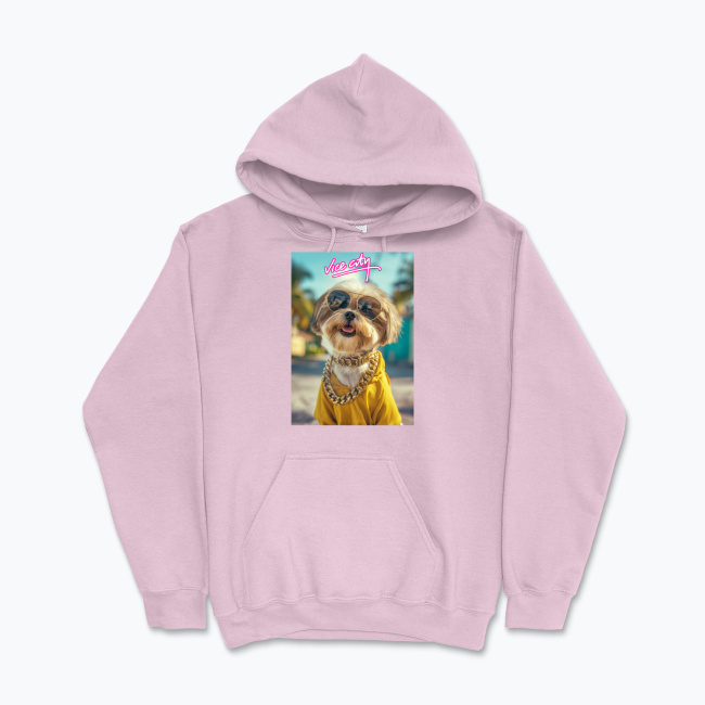 Bluza z kapturem Vice City Shihtzu - obrazek 4