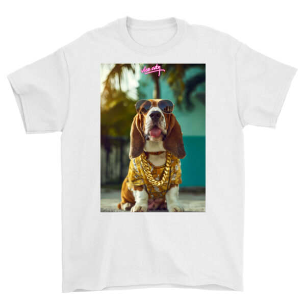 Koszulka Vice City Basset - obrazek 3
