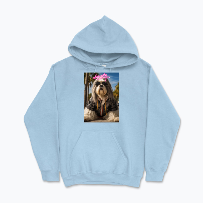 Bluza z kapturem Vice City Polski Owczarek Nizinny - obrazek 4