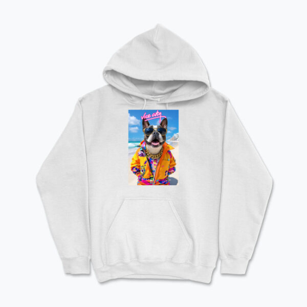 Bluza z kapturem Vice City Boston Terier - obrazek 2