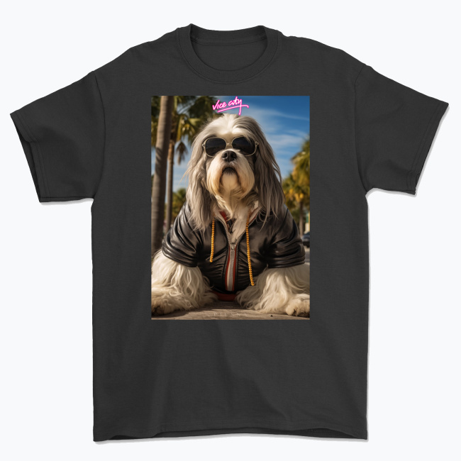 Koszulka Vice City Polski Owczarek Nizinny