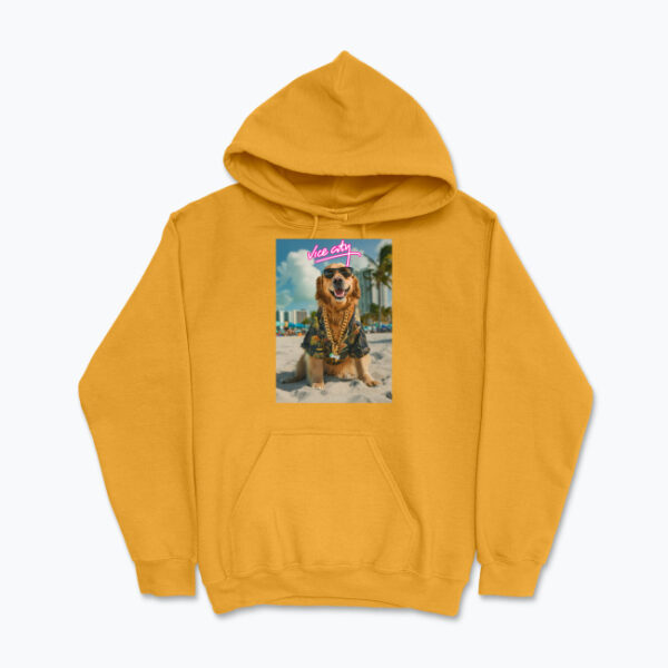 Bluza z kapturem Vice City Golden Retriever - obrazek 6
