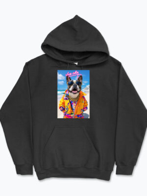 Bluza z kapturem Vice City Boston Terier