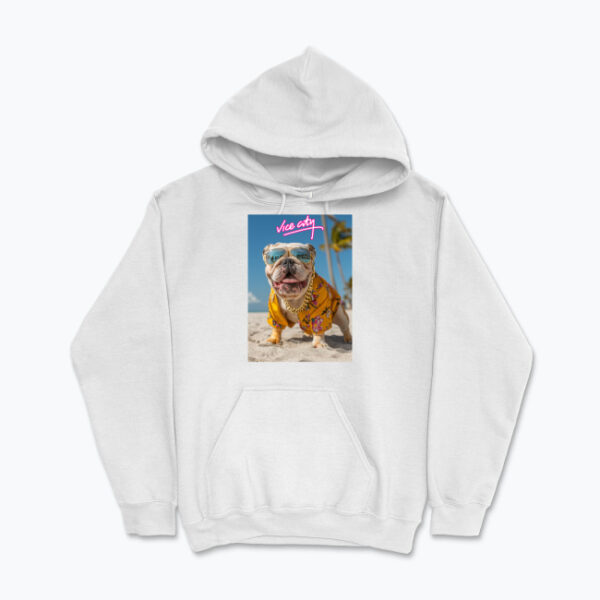 Bluza z kapturem Vice City Buldog Angielski - obrazek 2