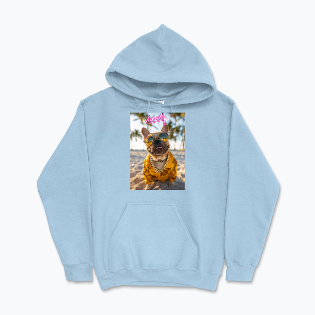 Bluza z kapturem Vice City Buldog Francuski - obrazek 4