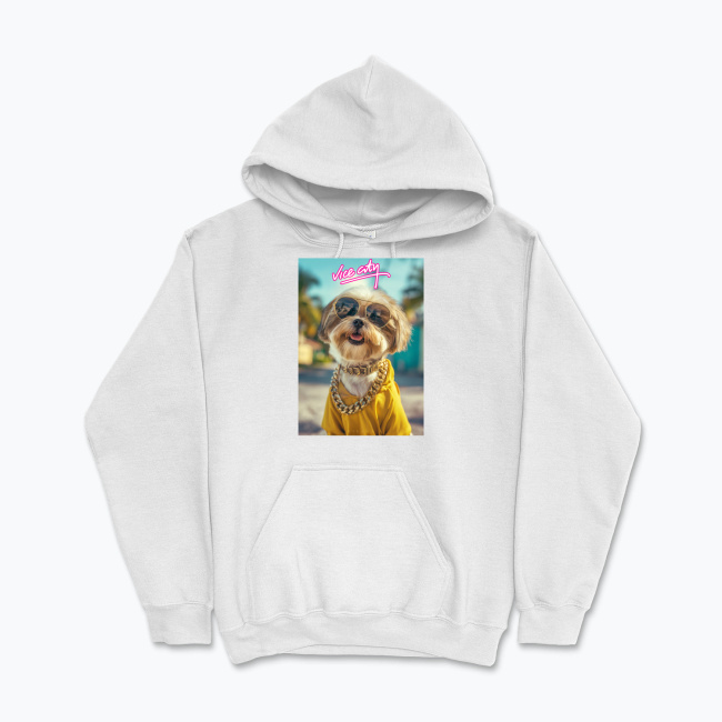 Bluza z kapturem Vice City Shihtzu