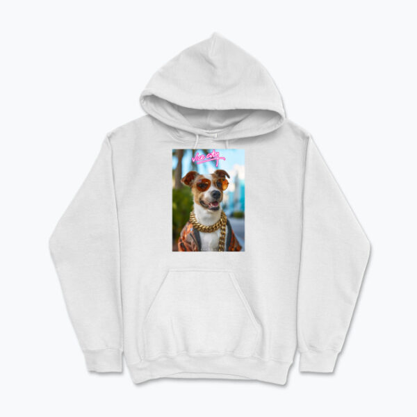 Bluza z kapturem Vice City Jack Russel Terrier - obrazek 3