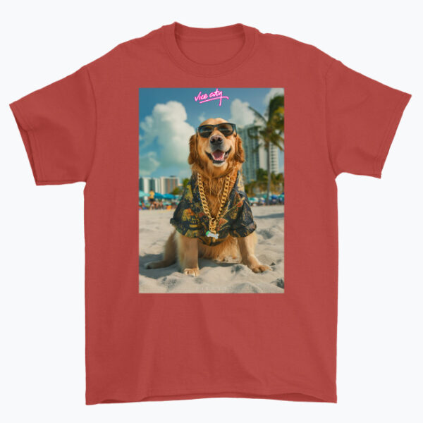 Koszulka Vice City Golden Retriever - obrazek 5