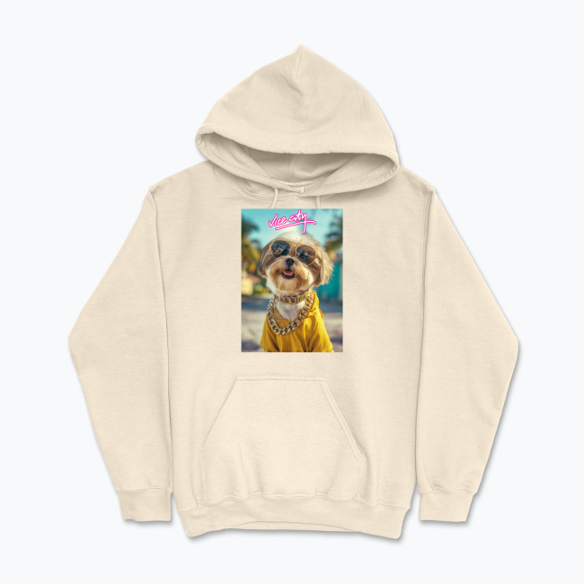 Bluza z kapturem Vice City Shihtzu - obrazek 7