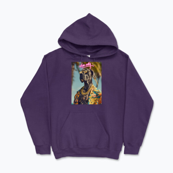 Bluza z kapturem Vice City Dog Niemiecki - obrazek 5