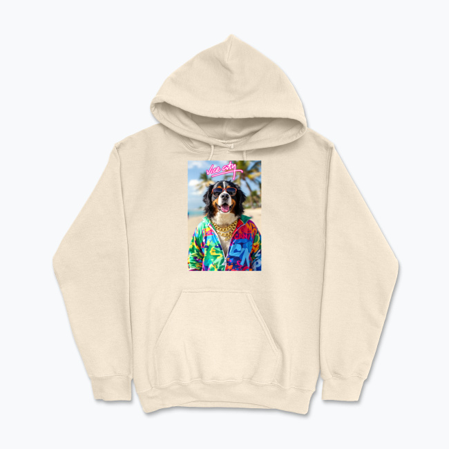 Bluza z kapturem Vice City Berneńczyk - obrazek 7