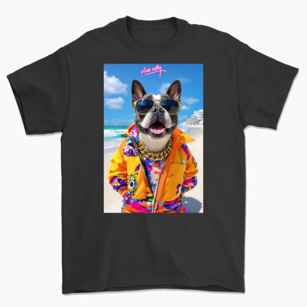 Koszulka Vice City Boston Terier - obrazek 2