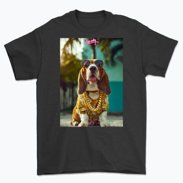 Koszulka Vice City Basset - obrazek 2