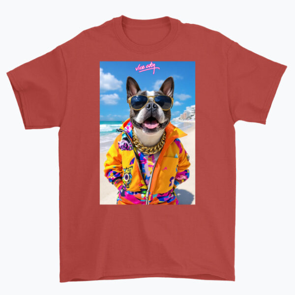 Koszulka Vice City Boston Terier - obrazek 4